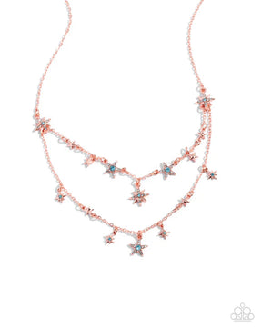 Paparazzi ♥ Raising the STAR - Copper ♥ Necklace