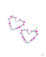 Paparazzi ♥ HEART of Your World - Pink ♥ Earrings