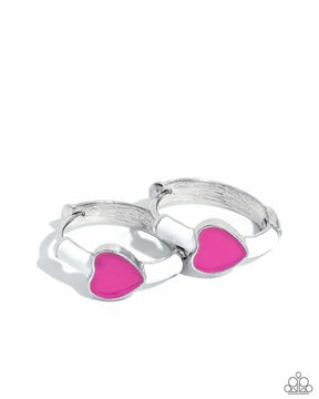 Paparazzi ♥ Open-Hearted Headline - Multi ♥ Earrings