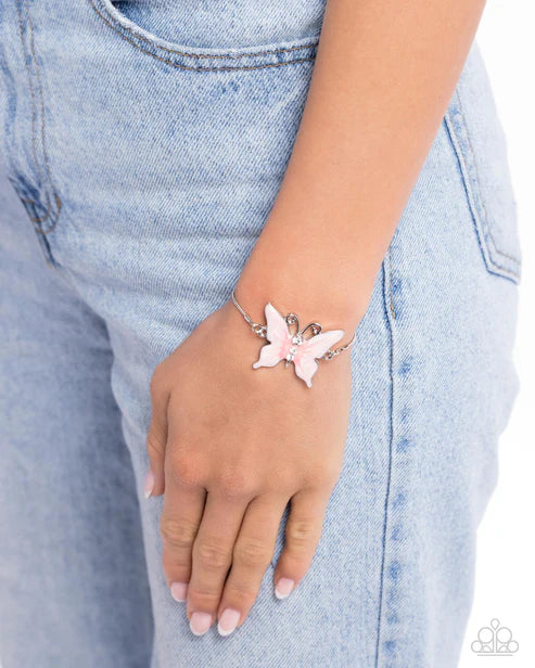 Paparazzi ♥ Aerial Adornment - Pink ♥ Bracelet