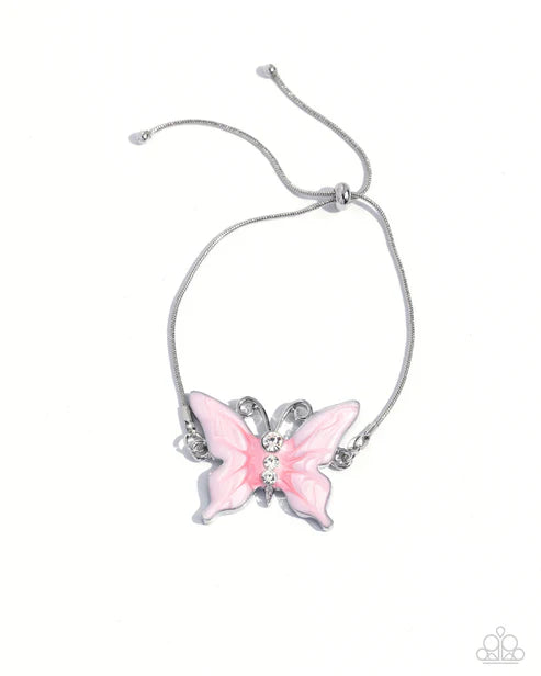Paparazzi ♥ Aerial Adornment - Pink ♥ Bracelet