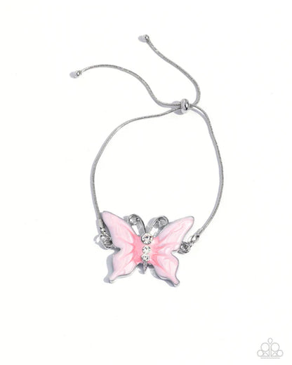 Paparazzi ♥ Aerial Adornment - Pink ♥ Bracelet