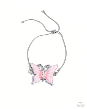 Paparazzi ♥ Aerial Adornment - Pink ♥ Bracelet
