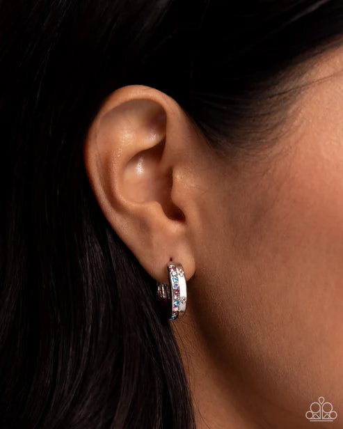 Paparazzi ♥ Perceptive Polish - Multi ♥ Earrings