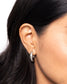 Paparazzi ♥ Perceptive Polish - White ♥ Earrings