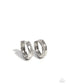 Paparazzi ♥ Perceptive Polish - White ♥ Earrings