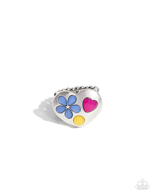 Paparazzi ♥ Spirited Shapes - Blue ♥ Ring