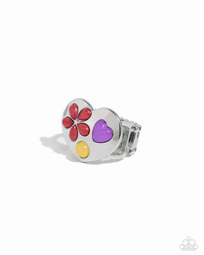 Paparazzi ♥ Spirited Shapes - Red ♥ Ring