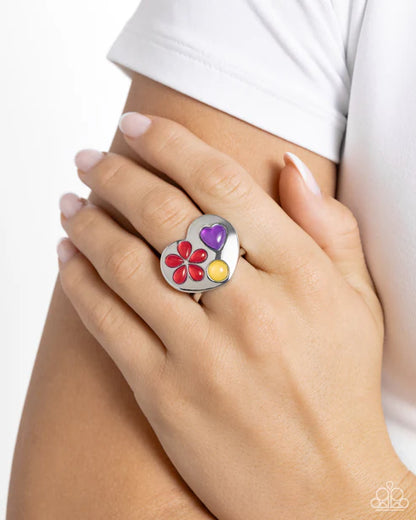 Paparazzi ♥ Spirited Shapes - Red ♥ Ring