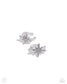Paparazzi ♥ Cosmic Cuff - White ♥ Post Earrings