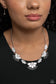 Paparazzi ♥ Fluttering Fan - White ♥ Necklace