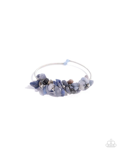 Paparazzi ♥ Dainty Deconstruction - Blue ♥ Bracelet