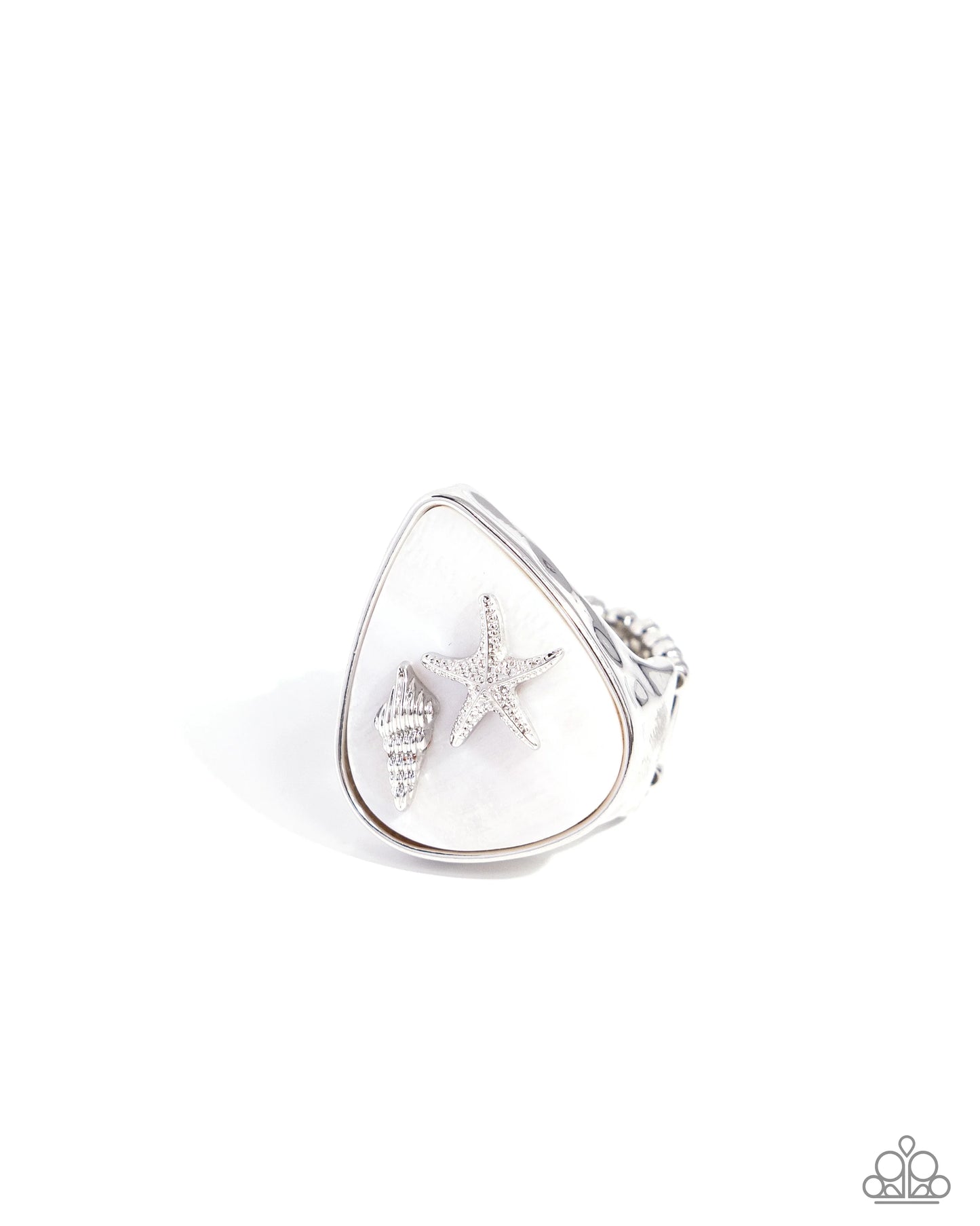 Paparazzi ♥ Seaside Serendipity - White ♥ Ring