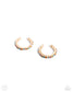 Paparazzi ♥ Beginning Bling - Gold ♥ Post Earrings