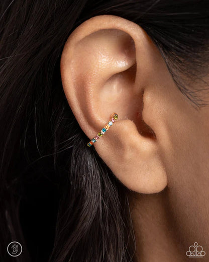 Paparazzi ♥ Beginning Bling - Gold ♥ Post Earrings