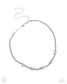 Paparazzi ♥ Fluttering Fame - White ♥ Necklace