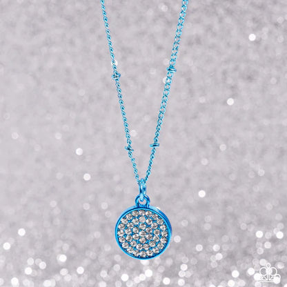 Paparazzi ♥ Bejeweled Basic - Blue ♥ Necklace