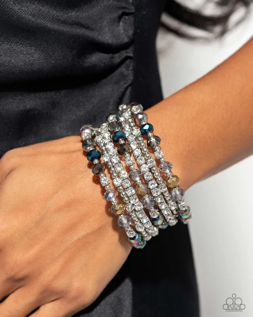 Paparazzi ♥ Sizzling Stack - Multi ♥ Bracelet