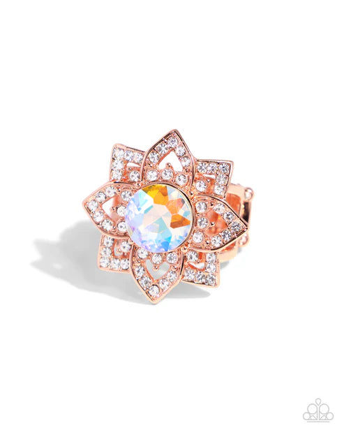 Paparazzi ♥ Pleasant Petals - Copper ♥ Ring