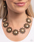 Paparazzi ♥ The GLITTER Takes It All - Brass ♥ Necklace