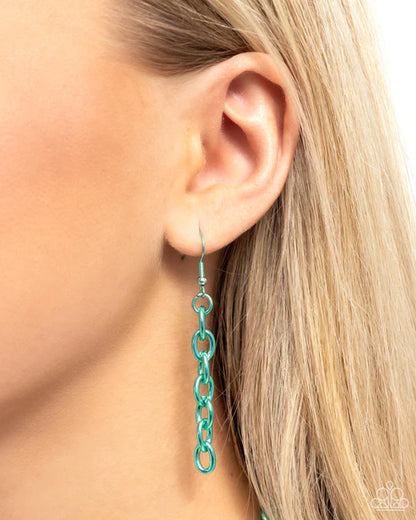Paparazzi ♥ Loving Luxury - Green ♥ Necklace