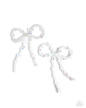 Paparazzi ♥ Butler Bowtie - Multi ♥ Post Earrings