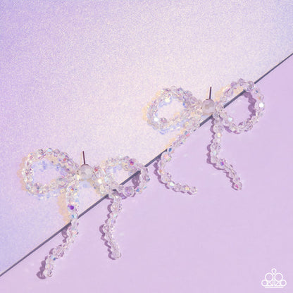 Paparazzi ♥ Butler Bowtie - Multi ♥ Post Earrings