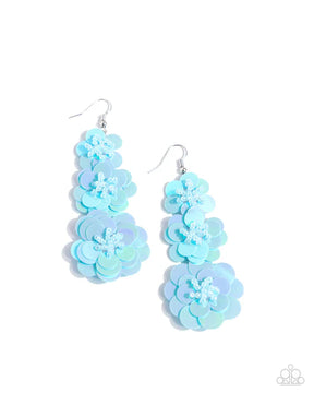 Paparazzi ♥ Beaded Bouquet - Blue ♥ Earrings