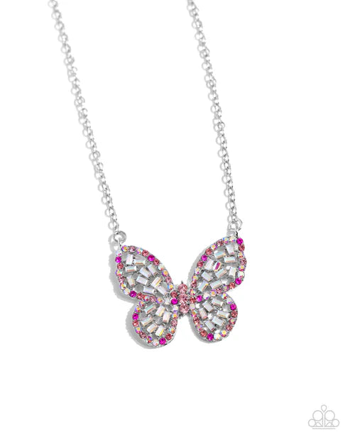 Paparazzi ♥ Aerial Academy - Pink ♥ Necklace