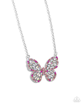 Paparazzi ♥ Aerial Academy - Pink ♥ Necklace