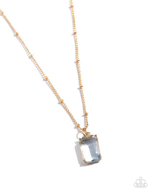 Paparazzi ♥ Suave Simplicity - Blue ♥ Necklace