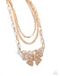 Paparazzi ♥ Winged Wonder - Gold ♥ Necklace
