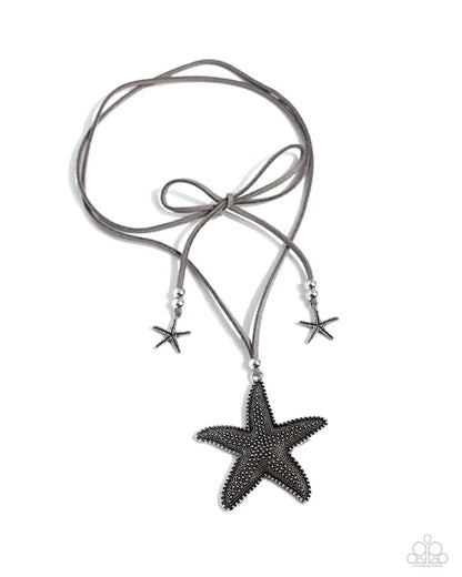 Paparazzi ♥ Starfish Sentiment - Silver ♥ Necklace