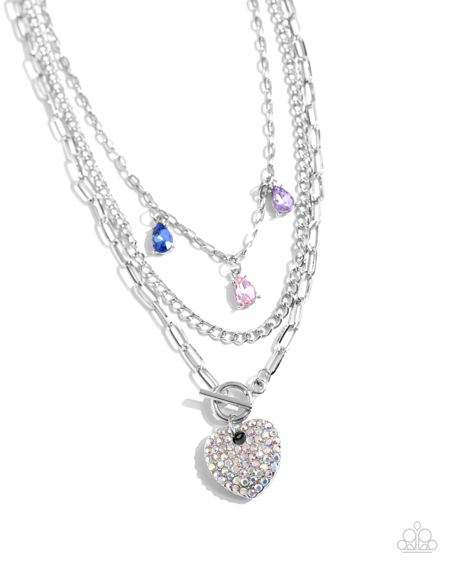 Paparazzi ♥ HEART History - Multi ♥ Necklace
