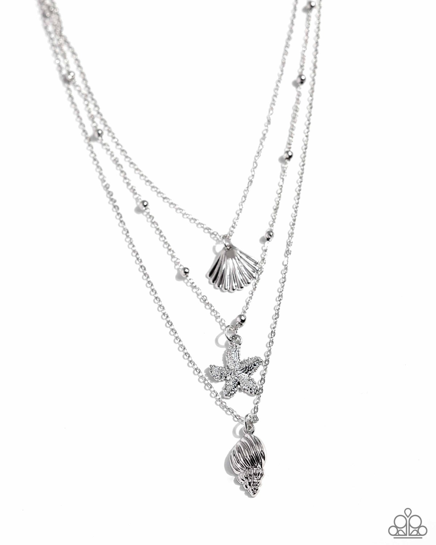 Paparazzi ♥ Seashell Sonata - Silver ♥ Necklace
