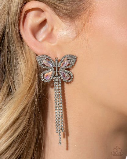 Paparazzi ♥ Next Soar - Pink ♥ Post Earrings