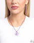 Paparazzi ♥ Abstract ASL - Purple ♥ Necklace