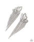 Paparazzi ♥ Aerial Accent - White ♥ Post Earrings