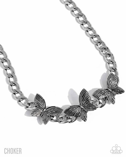 Paparazzi ♥ Aerial Ambition - Silver ♥ Necklace