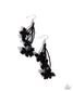 Paparazzi ♥ Petaled Precipitation - Black ♥ Earrings