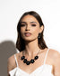 Paparazzi ♥ A Blast of Blossoms - Black ♥ Post Earrings