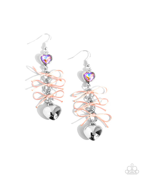 Paparazzi ♥ K-Pop Keepsake - Orange ♥ Earrings
