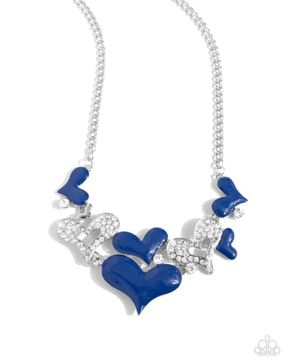 Paparazzi ♥ Room in My Heart for More - Blue ♥ Necklace
