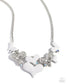 Paparazzi ♥ Room in My Heart for More - White ♥ Necklace