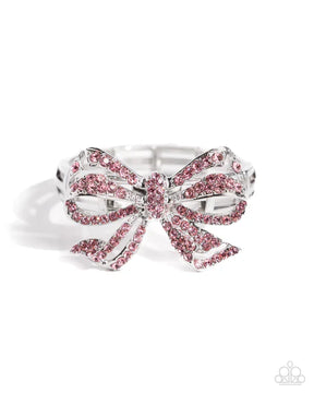 Paparazzi ♥ Its All A-BOW-t Me - Pink ♥ Bracelet