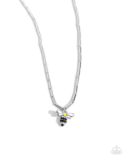 Paparazzi ♥ Bees Knees - Yellow ♥ Necklace