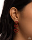 Paparazzi ♥ Sweetheart Succession - Red ♥ Post Earrings