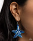Paparazzi ♥ Skilled Starfish - Blue ♥ Earrings