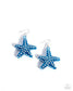 Paparazzi ♥ Skilled Starfish - Blue ♥ Earrings