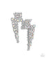 Paparazzi ♥ Electric Effulgence - White ♥ Post Earrings